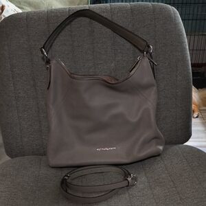 Michael Kors Gray Hobo Bag with Adjustable Straps
